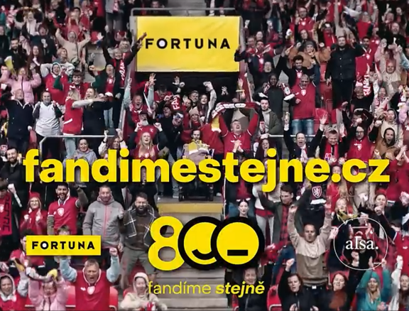 FORTUNA CZ HAS A NEW CAMPAIGN