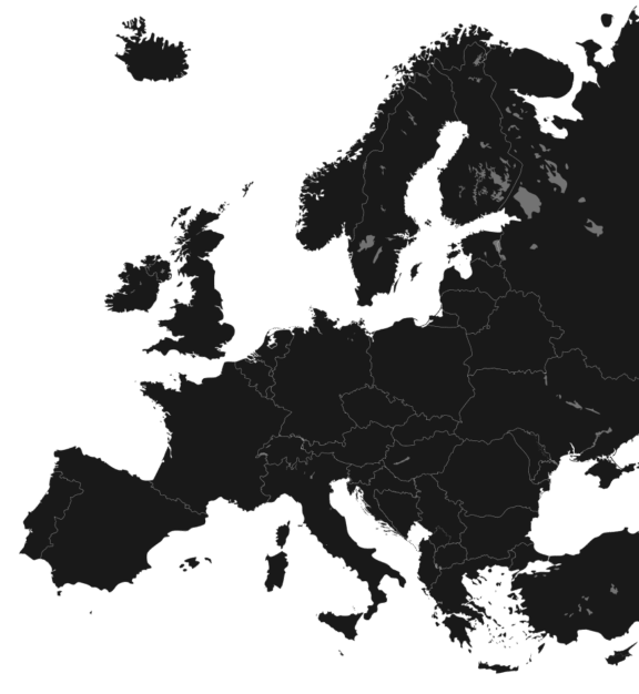 Map of Europe LOB